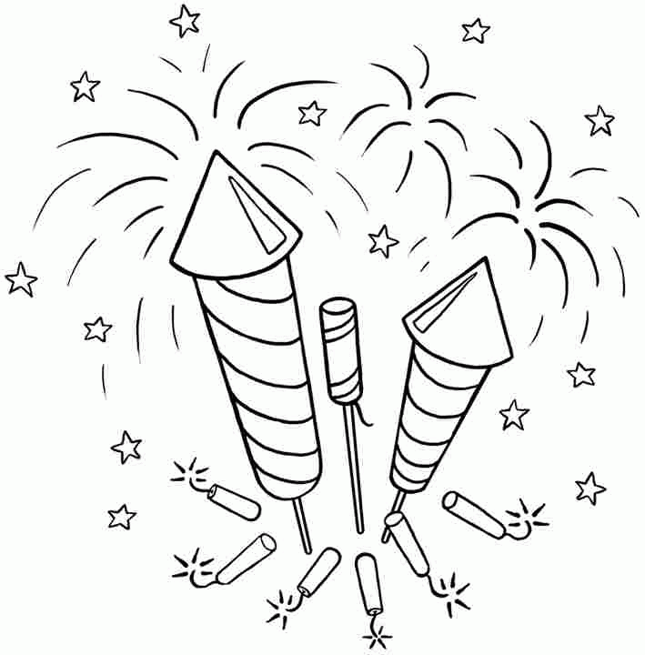 Th of july coloring pages