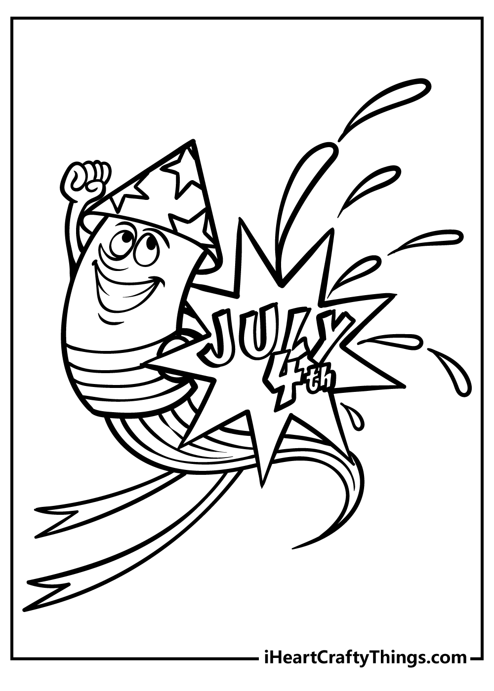 Th of july coloring pages free printables