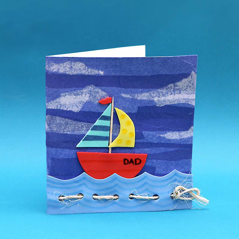 Crear una tarjeta con velero
