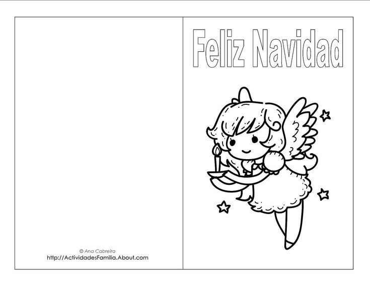 Descargra gratis tarjetas de navidad para colorear tarjeta de ãngel de navidad tarjetas de navidad para imprimir tarjetas tarjetas de navidad