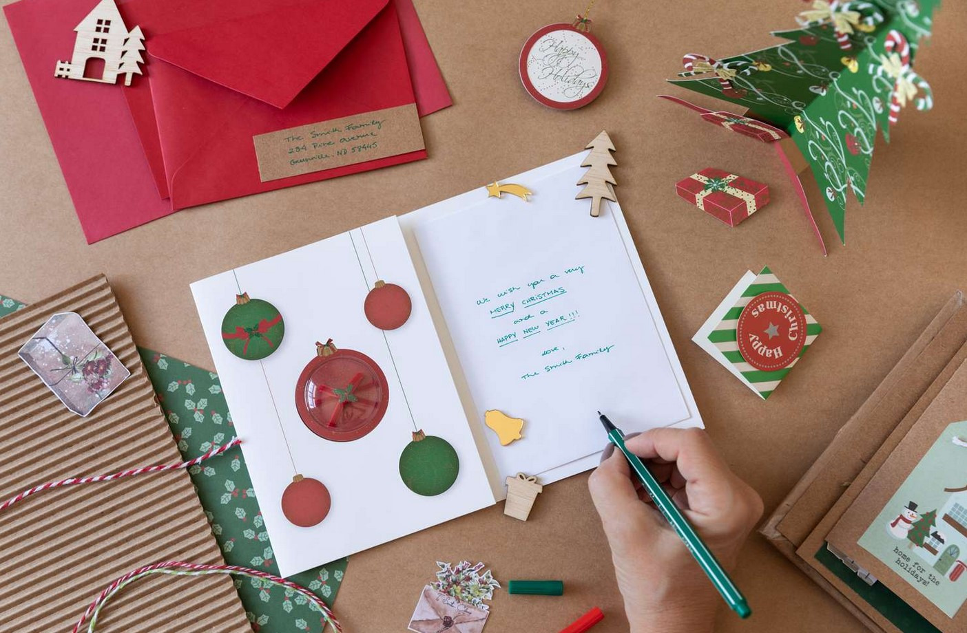Cãmo hacer postal de navidad y de rey y quã papel usar