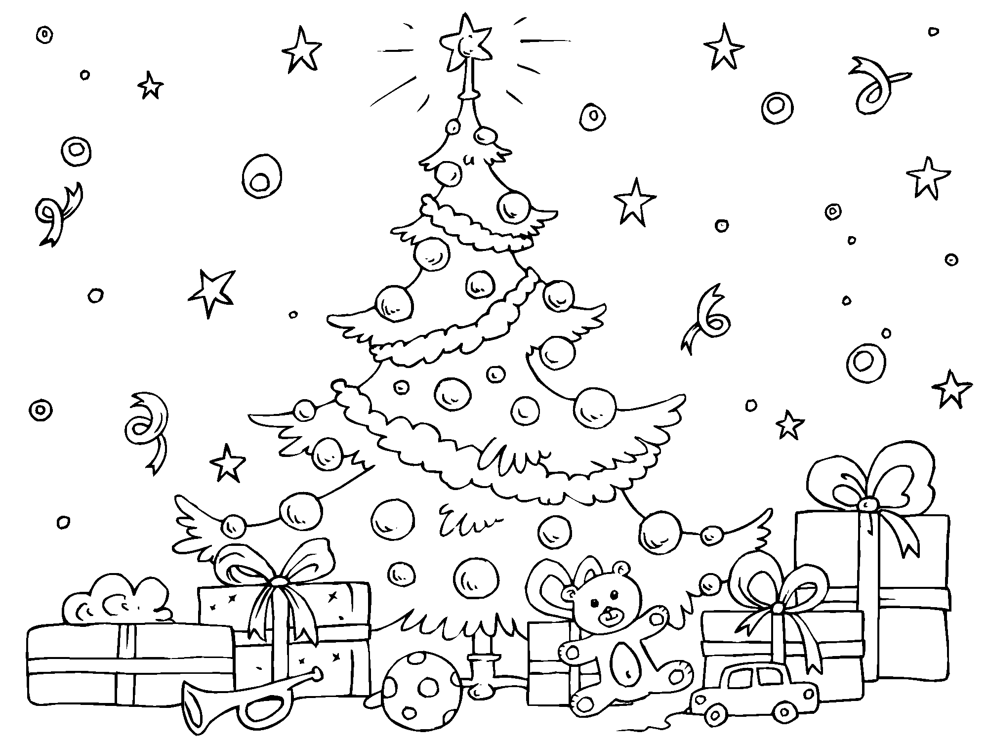 Arbol de navidad para imprimir