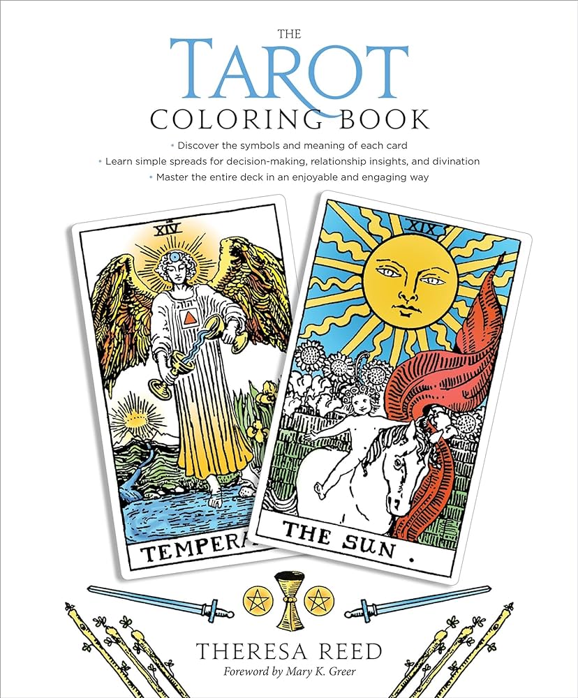 The tarot coloring book reed theresa greer mary books