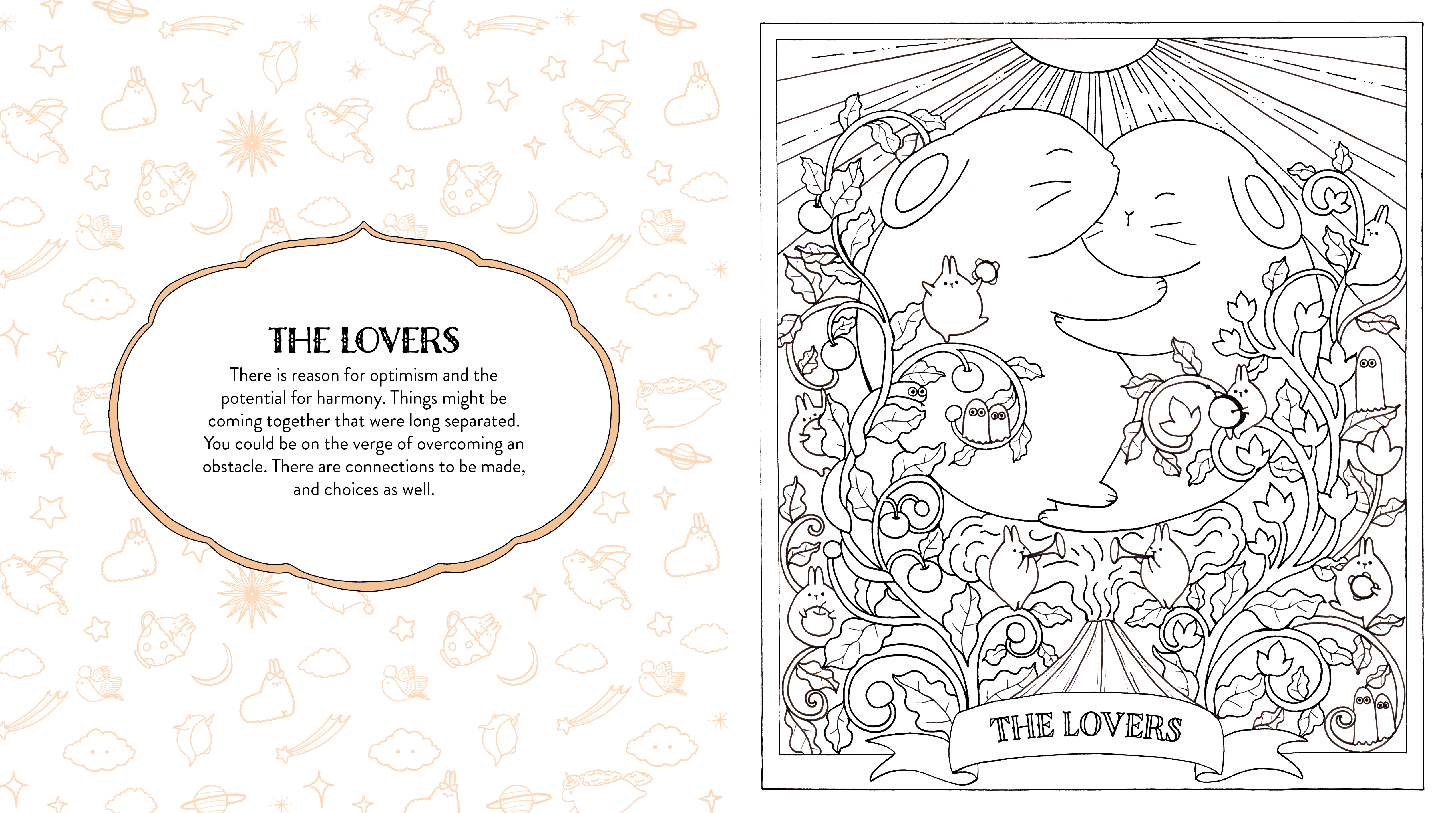 Kawaii tarot coloring book by lulu mayo at a glance the group