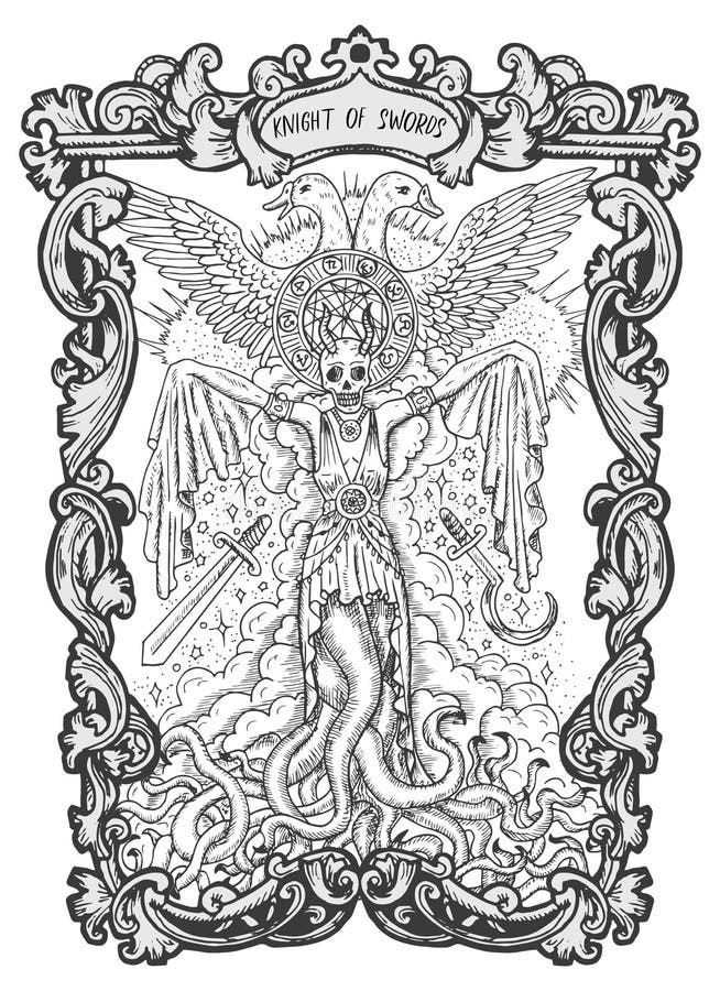 Coloring tarot stock illustrations â coloring tarot stock illustrations vectors clipart
