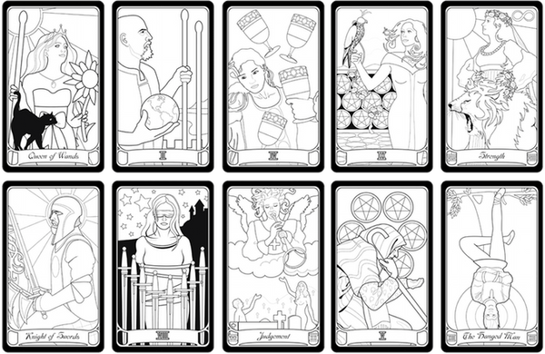 Color your own tarot