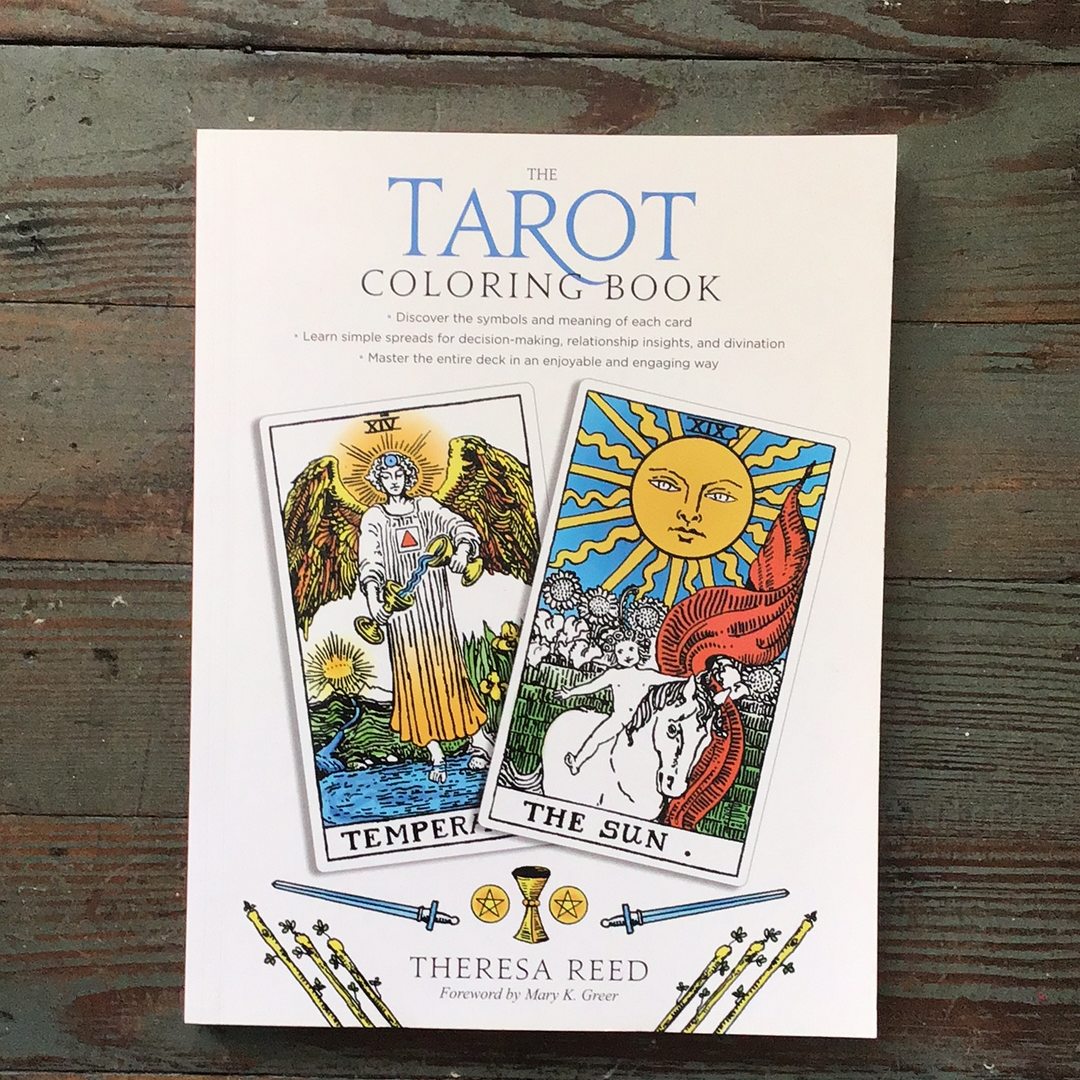 The tarot coloring book â rosalie botanicals