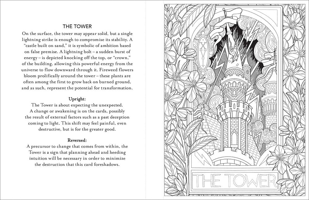 Tarot coloring book â sunshine daydream