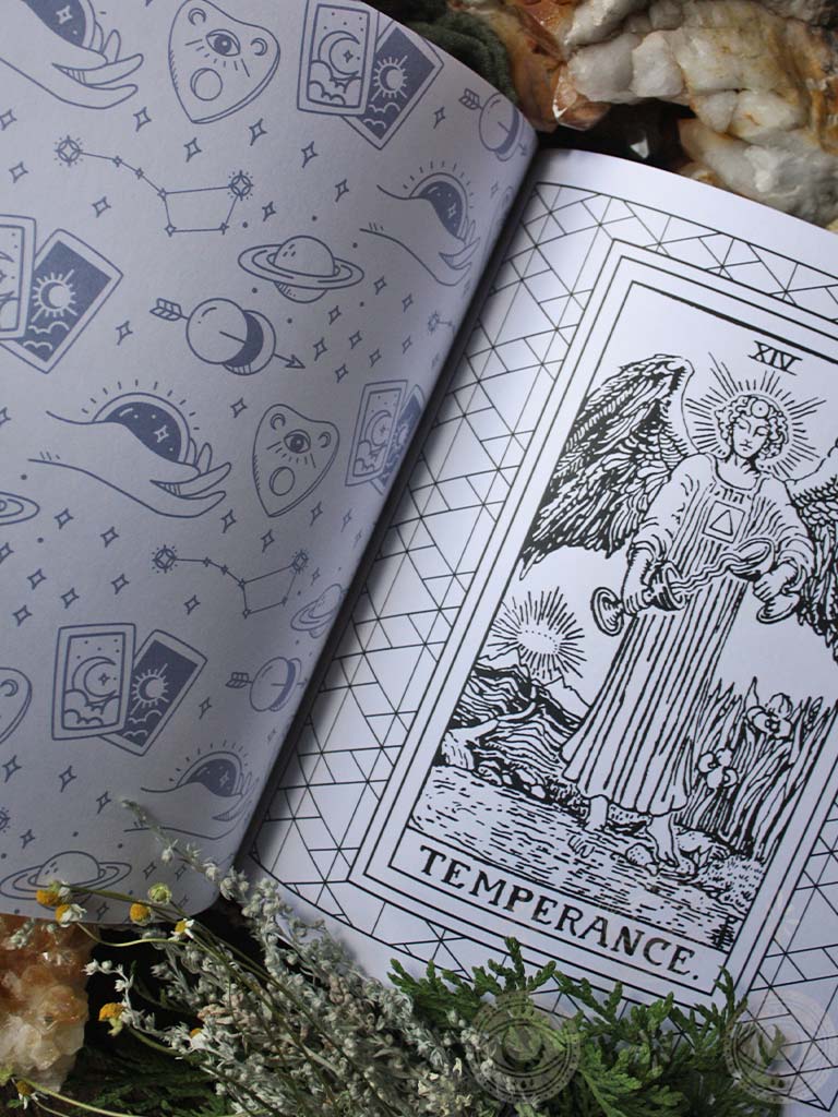Tarot colouring book
