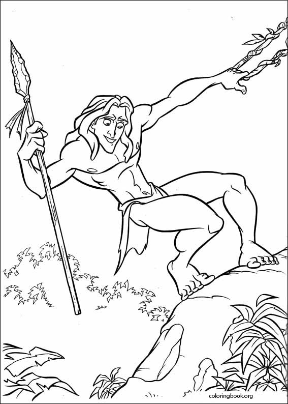 Tarzan coloring page