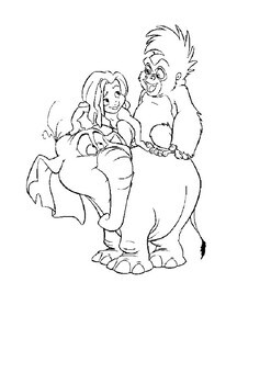 Adventures of tarzan creative coloring book for all fans by teach nouhy