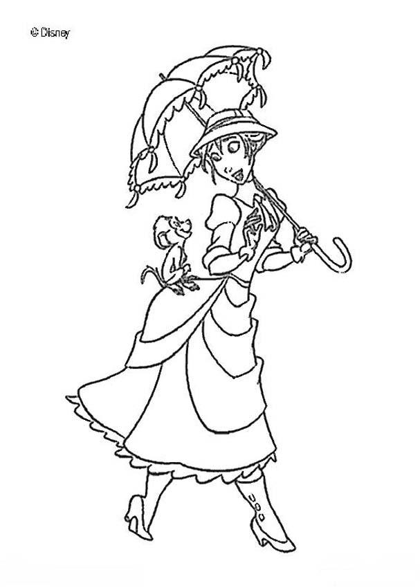 Jane coloring pages