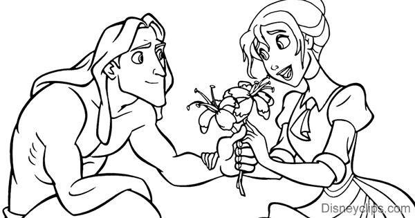 Disneys tarzan coloring pages