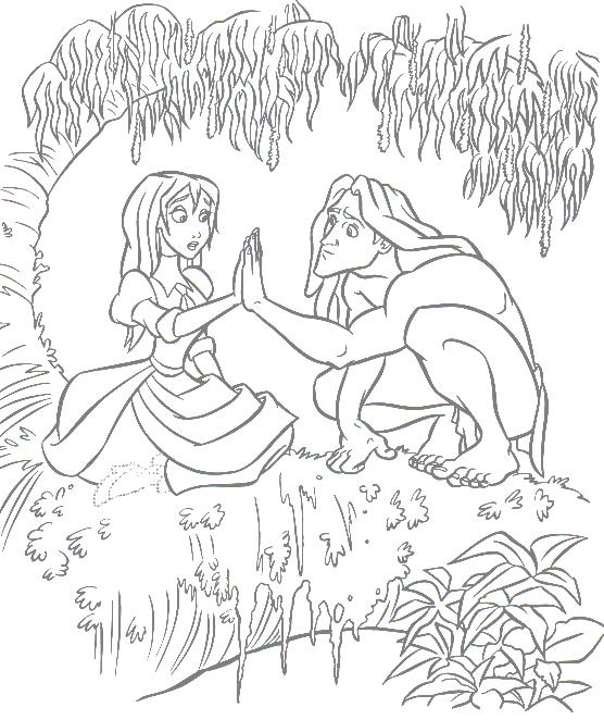 Tarzan coloring pictures