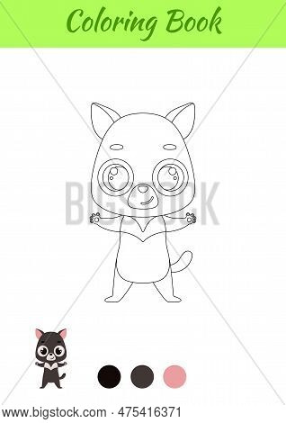 Coloring page happy vector photo free trial bigstock