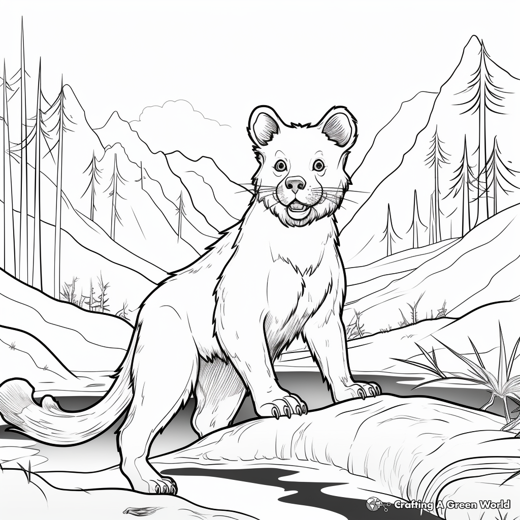 Tasmanian devil coloring pages