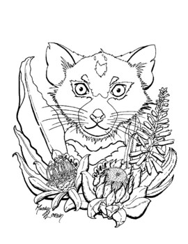 Fun facts coloring page and animal profile for the bear