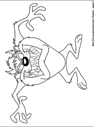 Looney tunes coloring page