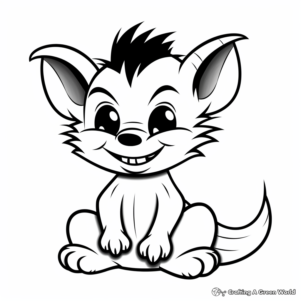 Tasmanian devil coloring pages