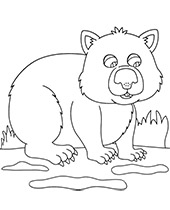 Print tasmanian devil coloring page