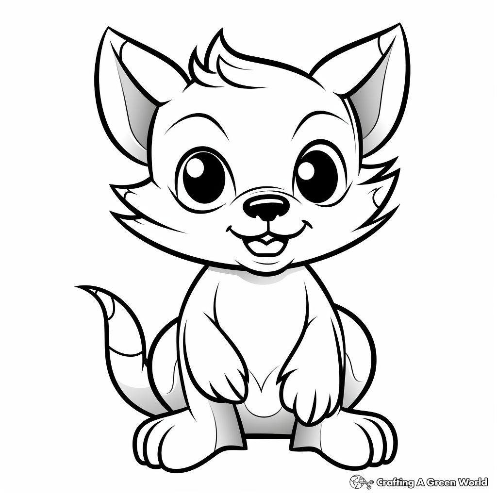 Tasmanian devil coloring pages