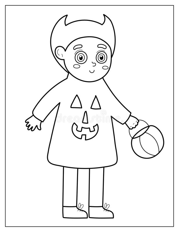 Devil coloring stock illustrations â devil coloring stock illustrations vectors clipart