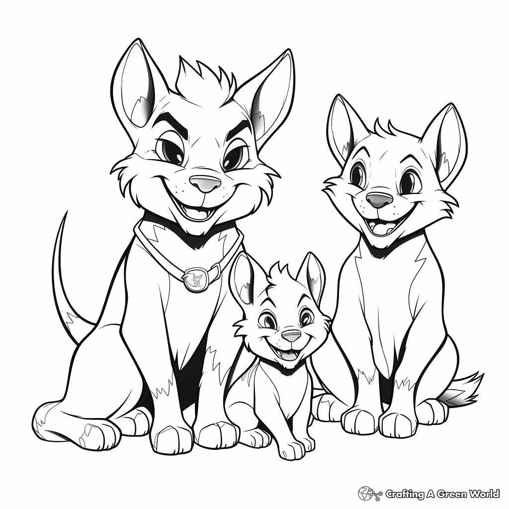 Tasmanian devil coloring pages