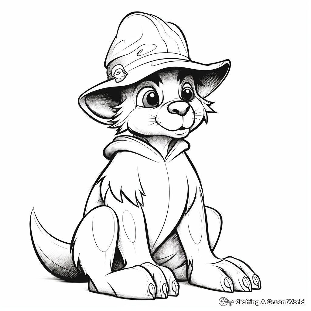 Tasmanian devil coloring pages