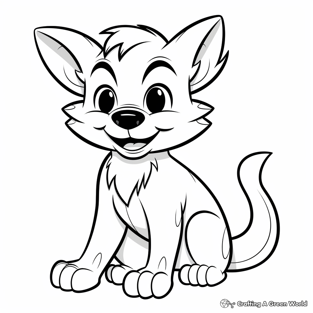 Tasmanian devil coloring pages