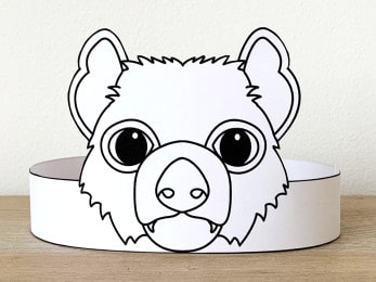 Tasmanian devil mask craft