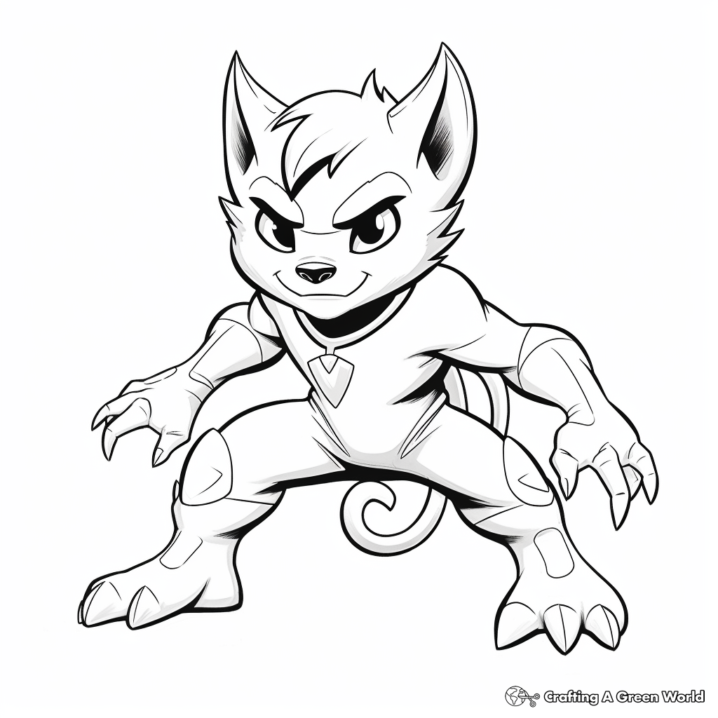 Tasmanian devil coloring pages