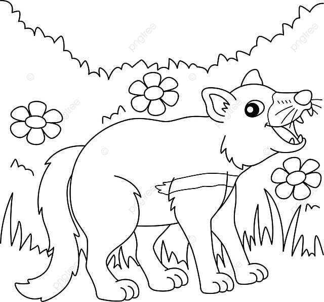 Tazmanian devil animal coloring page for kids outline colouring australian vector animal drawing devil drawing man drawing png and vector with transparent background for free download