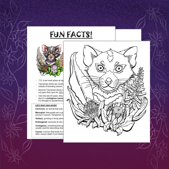 Kids coloring page fun facts kids activities