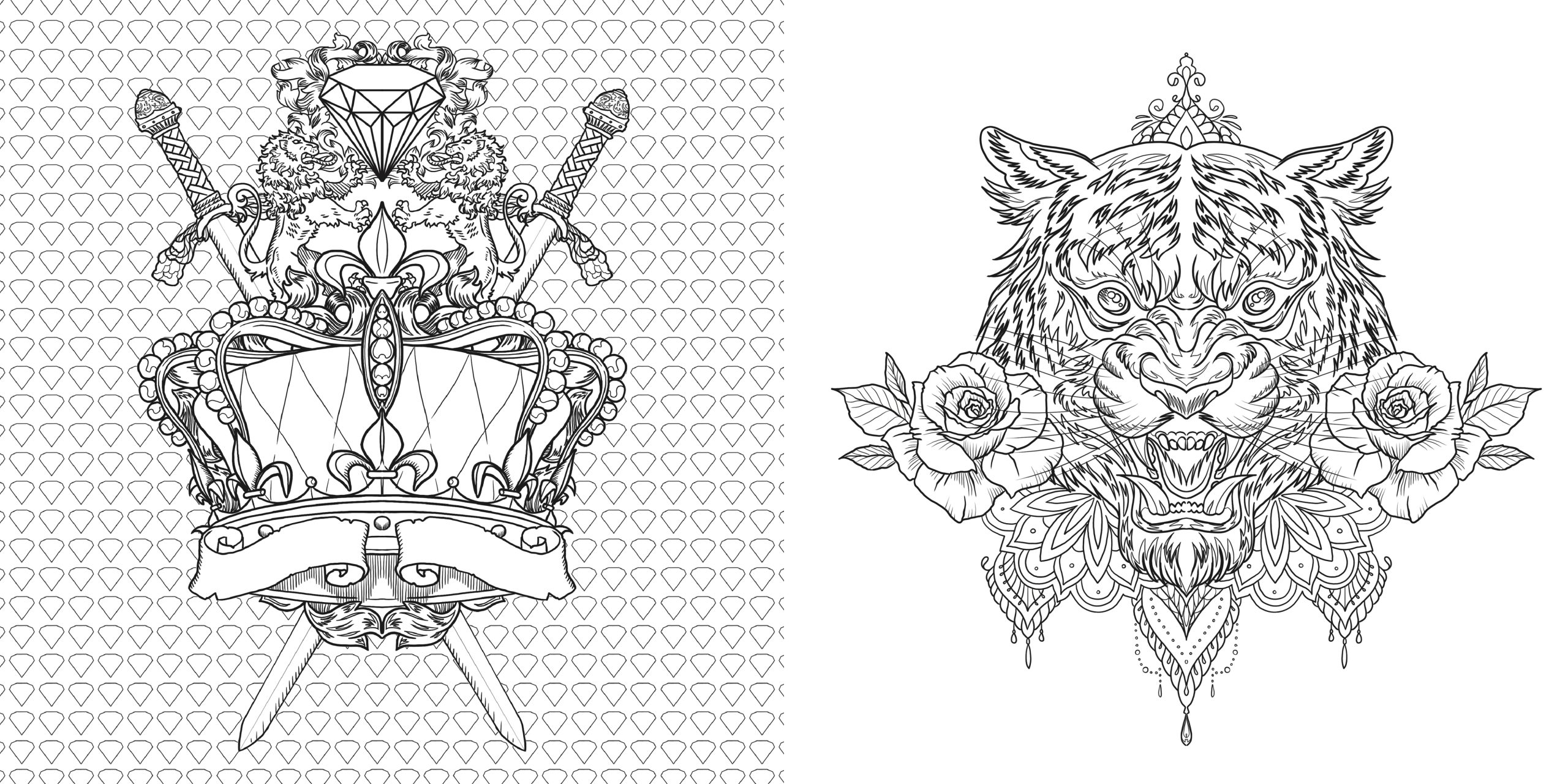 Tattoo coloring â igloo books