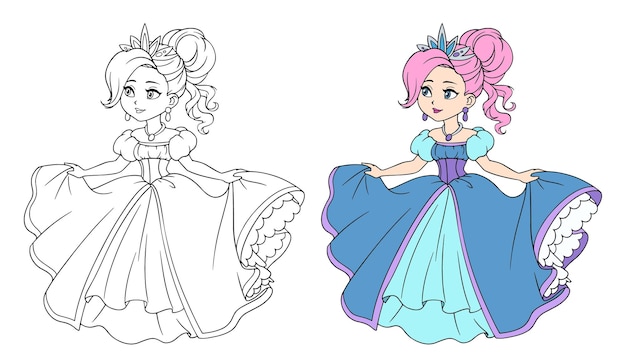 Page coloring page girl images