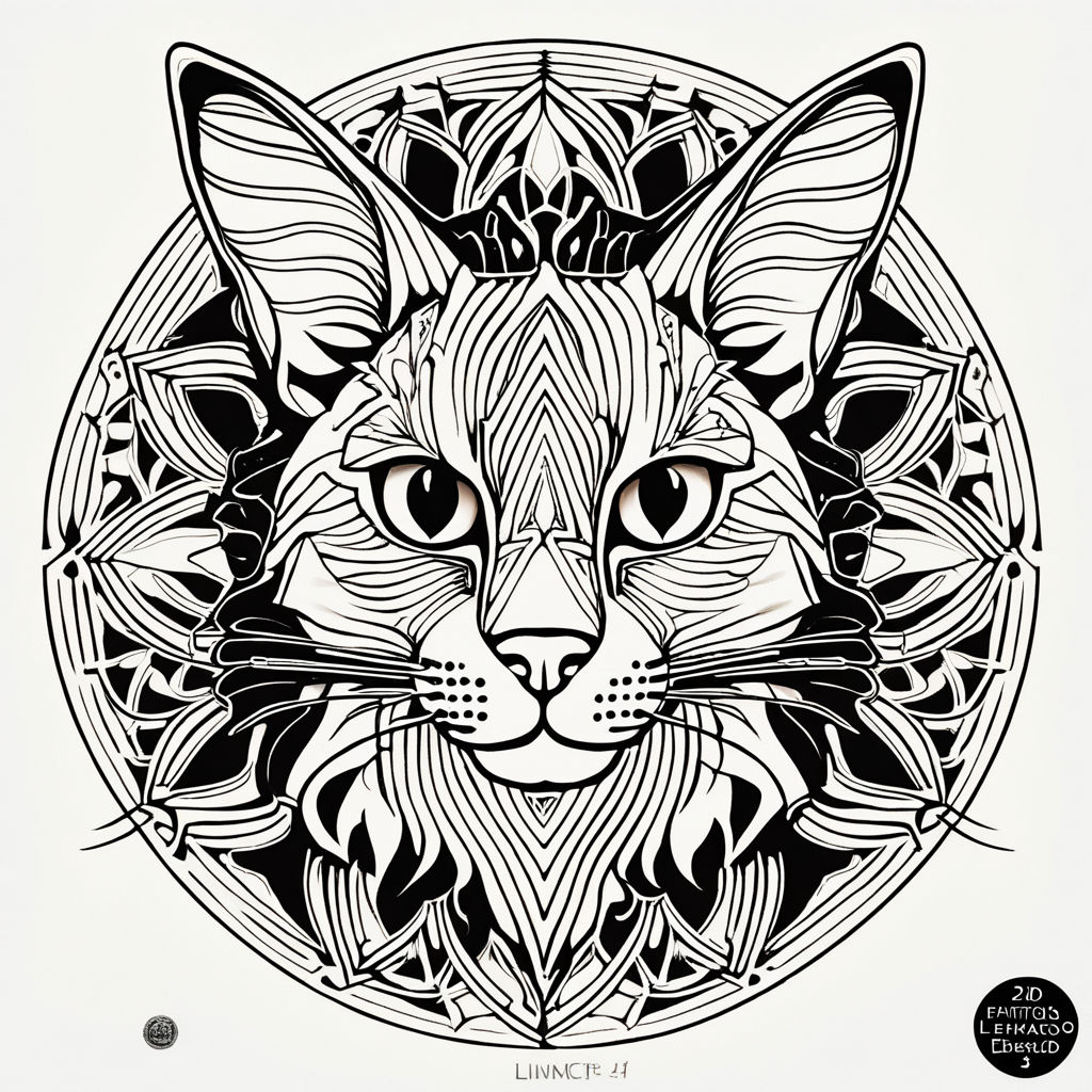 Generate realistic illustrations of exotic animal themed mandalas for an adult coloring book