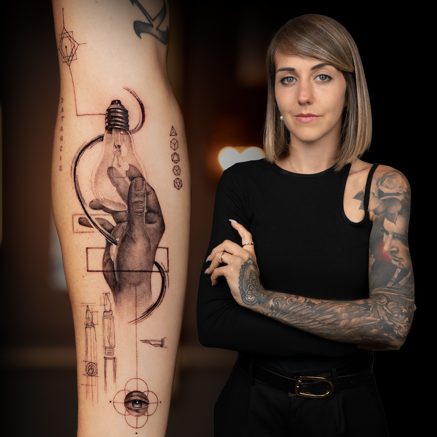 Microrealism tattoo create your own position â