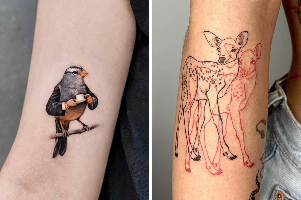Animal tattoos that could snap some creative ideas into your head bored panda