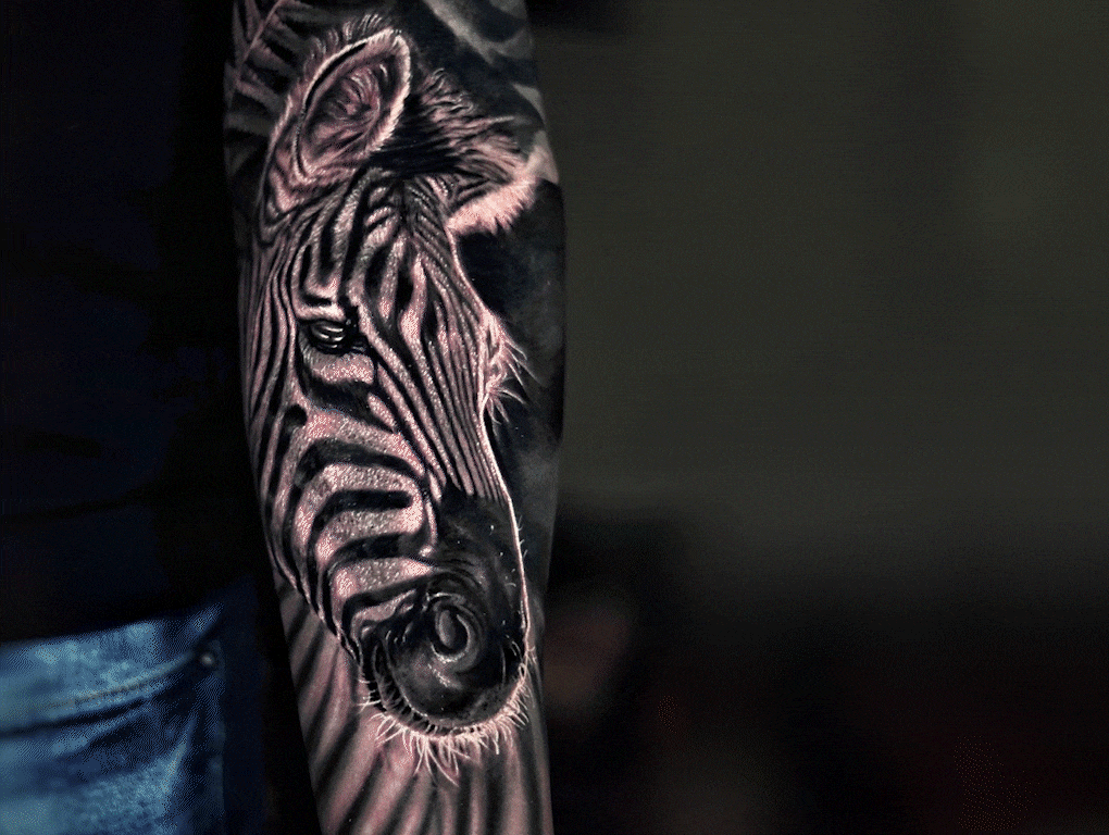 Realistic animal tattoo textures and fur â