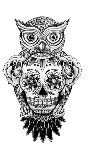 Buhos pa tatu tatuajes de calaveras mexicanas craneos tattoo