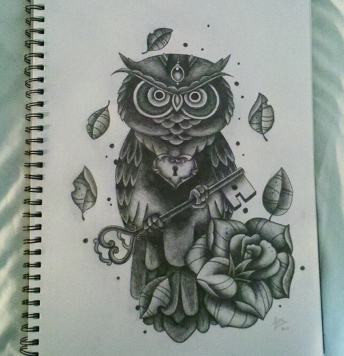 Owl tattoo designs