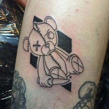Original conceptos detrãs de tatuaj de osos de peluche tatuaj de osito de peluche tatuaj de osos tatuaje de muãeco vudãº