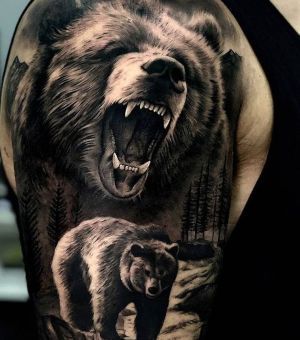 Â tatuajes de osos ð significados y diseãos tatuajes de osos tatuaje de animal en el brazo significado de tatuaje de oso