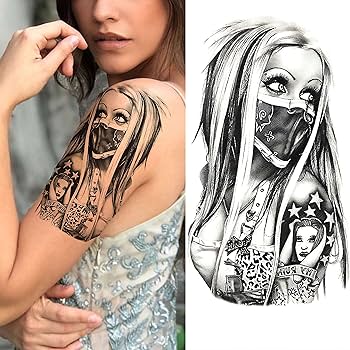 Vantaty hojas de tatuajes temporales realistas de tigre animales para hombres brazalete corporal soldado calanãas falsas para mujeres escorpiãn lobo ciervo alce ãguila oso punto adultos tatuajes de antebrazo niãas