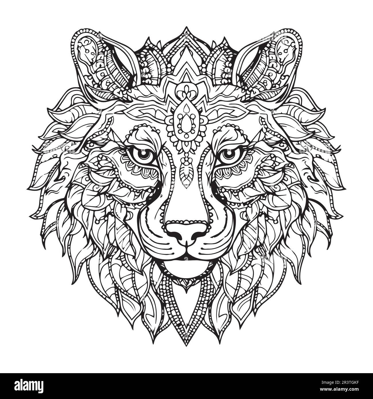 Tattoo cat imãgen recortadas de stock