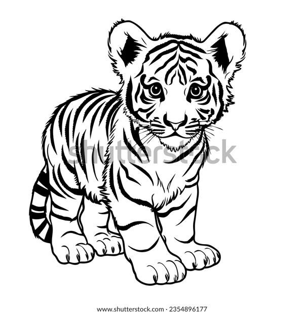 Imãgenes fotos de stock objetos en d y vectores sobre coloring book tiger