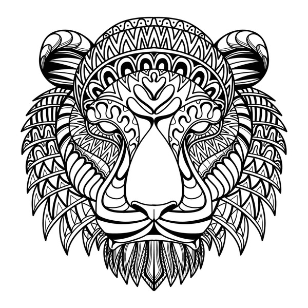 Imãgenes fotos de stock objetos en d y vectores sobre coloring book tiger
