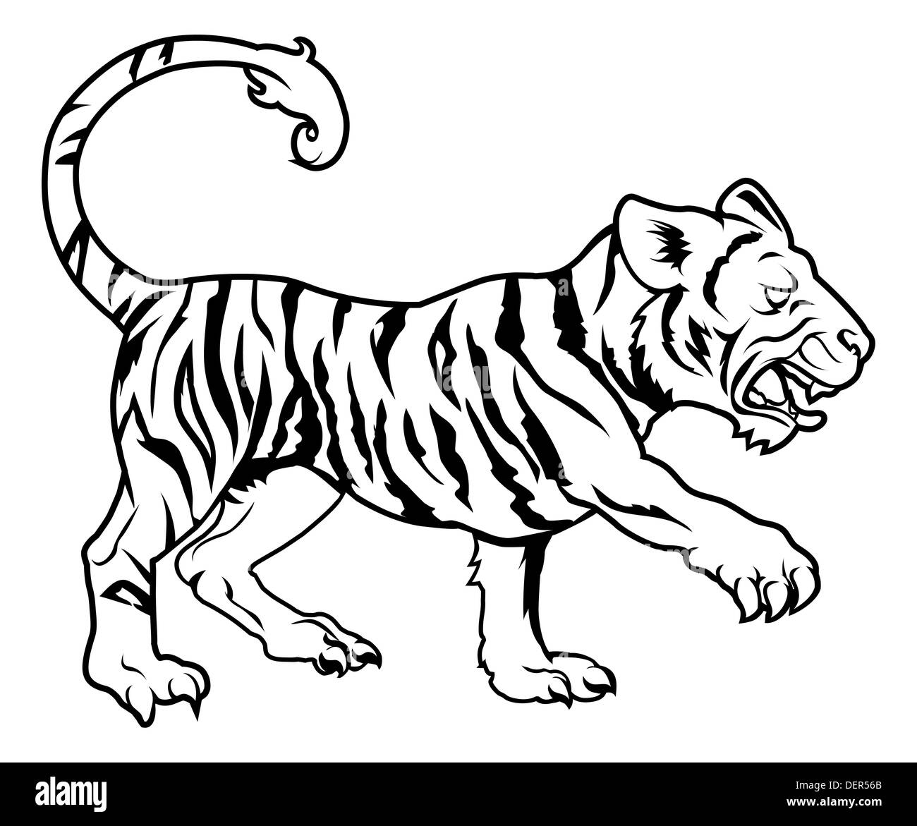 Tatuaje de tigre fotografãas e imãgen de alta roluciãn
