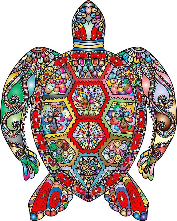 Download sea turtle nature floral royalty