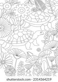 Imãgenes fotos de stock objetos en d y vectores sobre floral turtle